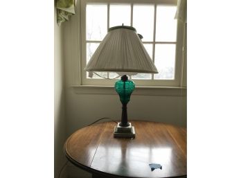 Green Glass Lamp