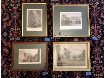 Four Framed Etchings