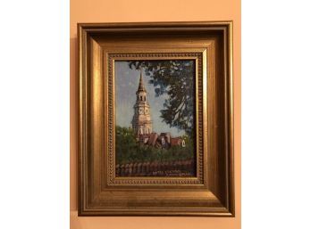 Oil Painting Of Tower