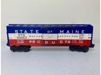 Lionel Postwar 6464-275 State Of Maine B.A.R. Box Car