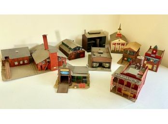 HO Scale Plastic Buildings - Including The Railroad Hotel
