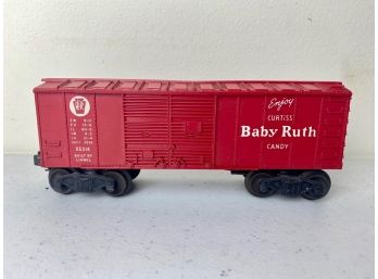 Lionel Postwar X6014 Curtiss Baby Ruth Candy Red Boxcar