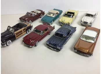 8 Previously Displayed Franklin Mint 1:24 Classics
