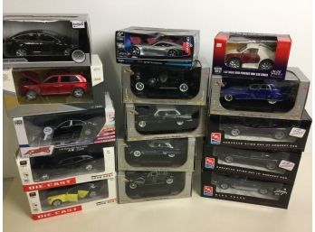 15 Die Cast 1:32 Various Makers And Models
