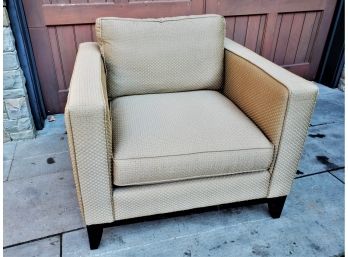 Crate & Barrel  Upholstered Club Chair Armchair Mid-century Style