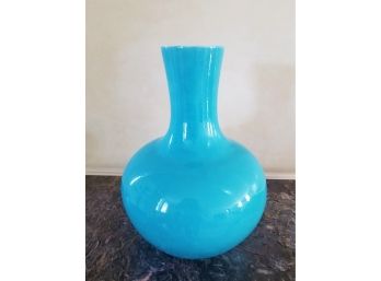 19th Century Chinese Turquoise Blue Tianqiuping Vase  #1