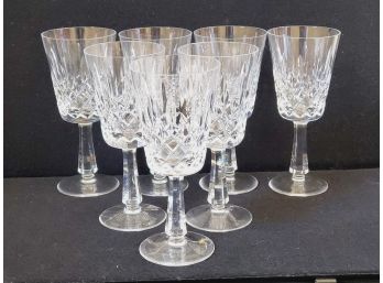 Seven Galway Ireland Crystal 7.75' Wine Glasses