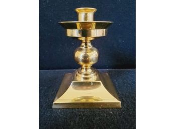 Waterford Crystal - Single Brass 5.25'h Taper Candlestick Holder