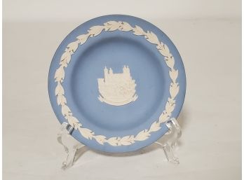 Vintage Wedgwood Blue & White Jasperware Small Dish