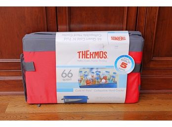New Thermos Collapsible Cooler, 66 Quart Cold-N-Fold