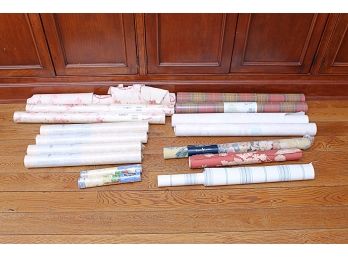 Sixteen Rolls Of Various Wallpaper