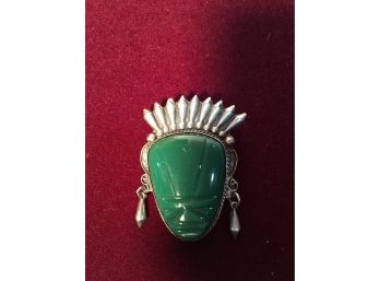 Large Mexican Sterling Pin