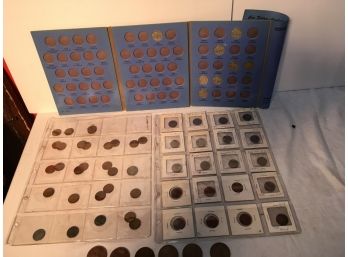 Antique Penny's And Nickels Group