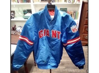 GIANTS NFL Authentic Pro Line By STARTER, New Haven, CT (Large) E2/3 Ladder