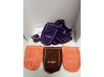 20  Felt Crown Royal Drawstring Bags For Your Choices Of Storage      A3