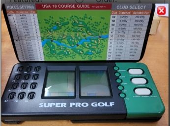 MicroGames Of America MGA 810 Super Pro Golf Electronic LCD Video Game C3