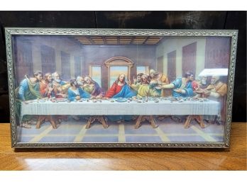 3D Rendition Of The Last Supper With Jesus & Disciples C2
