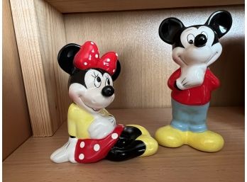 Mickey And Minnie Salt And Pepper
