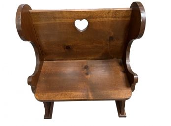 Wooden Childs Bench
