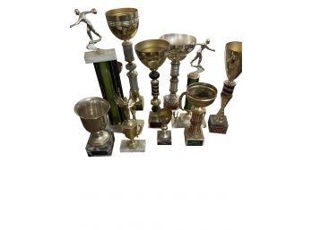 Collection Of 8 Vintage Trophies - Lot Of 11