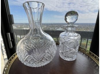 Red Wine Crystal Decanter, With Crystal Port Wine Decanter