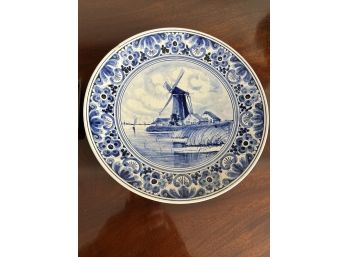 Limoges, Royal Delft, Porcelain Plates, With Side Dish
