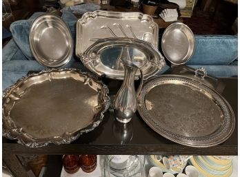 Silverplate With Stainless Steel, And Pewter