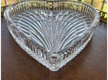 Waterford Heart Shaped Candy Dish