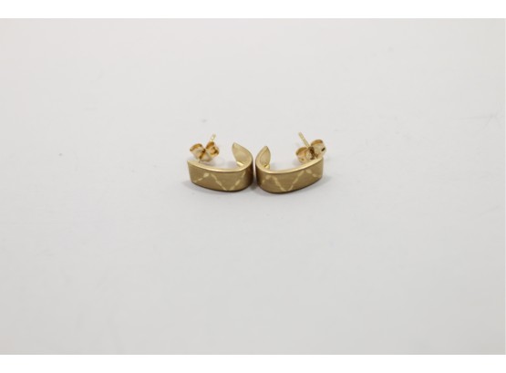 14k Small Yellow Gold Earrings
