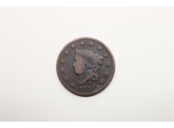 1820 Large Cent Coin
