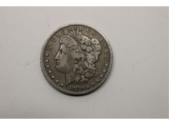 * 1880 Silver Morgan Dollar Coin