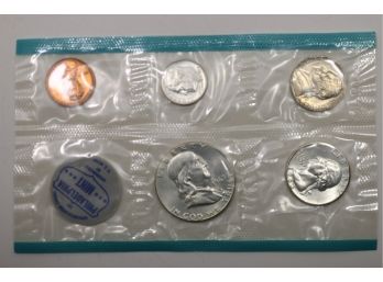 1963 Silver Mint Set Franklin Half