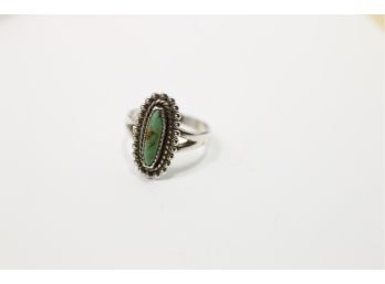Vintage Bell Trading Post Sterling Silver Turquoise Ring Size 9