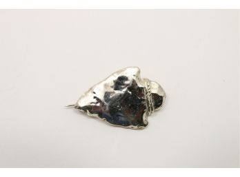 Sterling Silver Arrowhead Pin