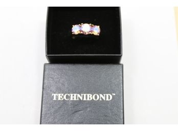 Technibond Gold Over Sterling Ring Size 10.75