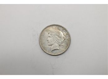 1922 D Silver Peace Dollar Coin