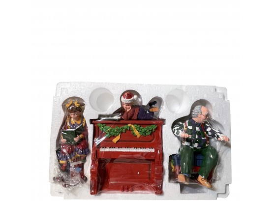Dept. 56- All Through The House 'let's Sing Here Comes Santa Claus' Single Unit With Box- Awesome Piece!!!