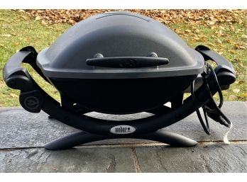 Weber Portable Electric Grill 120 V Serial No.  Al 0147472 Super Clean Tested And Working