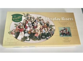 Byers Choice Christmas 3 TIER CAROLER RISERS DISPLAY STAND 20' Holly/Berry Original Box #3