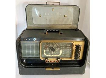 Vintage Zenith Trans-oceanic Tube Short Wave Radio -NEEDS NEW ELECTRIC CORD