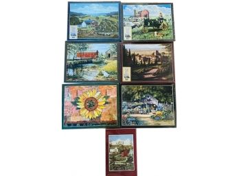 Lot Of 7  Sealed Nature Outdoor Scenic Puzzles Assorted Lot # 4