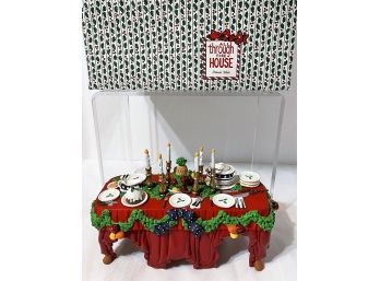 Dept. 56- All Through The House 'DINNER TABLE' Single Unit With Box- Awesome Piece!!!