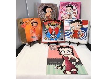 Collection Of 6 Betty Boop Calendars: 1993,1997,1998,2001,2016,2017