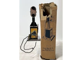 Vintage MARX #405-A Automatic Block Signal Original Box (Box Poor) UNTESTED