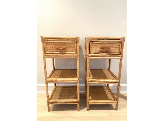 Pair Bamboo Side Stands  (LOC:S1)