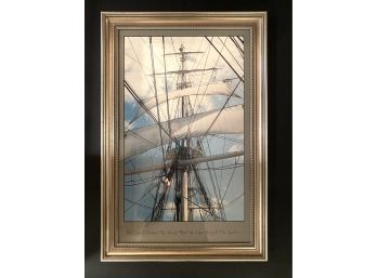 Sailing Print Framed (LOC:W1)