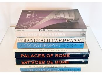 Six Coffee Table Books / Art, Design, Architecture Including Palaces Of Rome!  (LOC: S1)