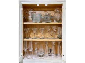Assorted Glassware- Various Types