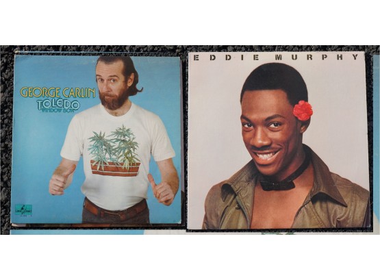 116. 1974 George Carlin 'Toledo' And 1982 Eddie Murphy LP Records