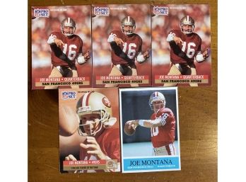 163. Pro Set Joe Montana Football Cards